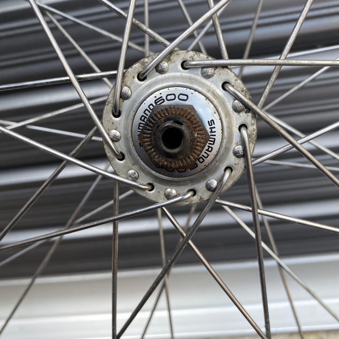MAVIC SHIMANO600シルバー 完組ホイール