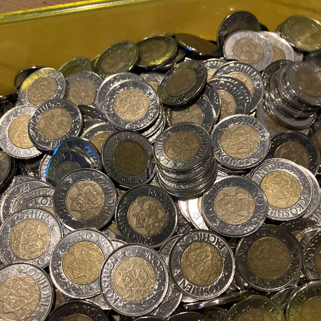 パチスロ スロット メダル コイン 25π 1,500枚 ドル箱 - メルカリ