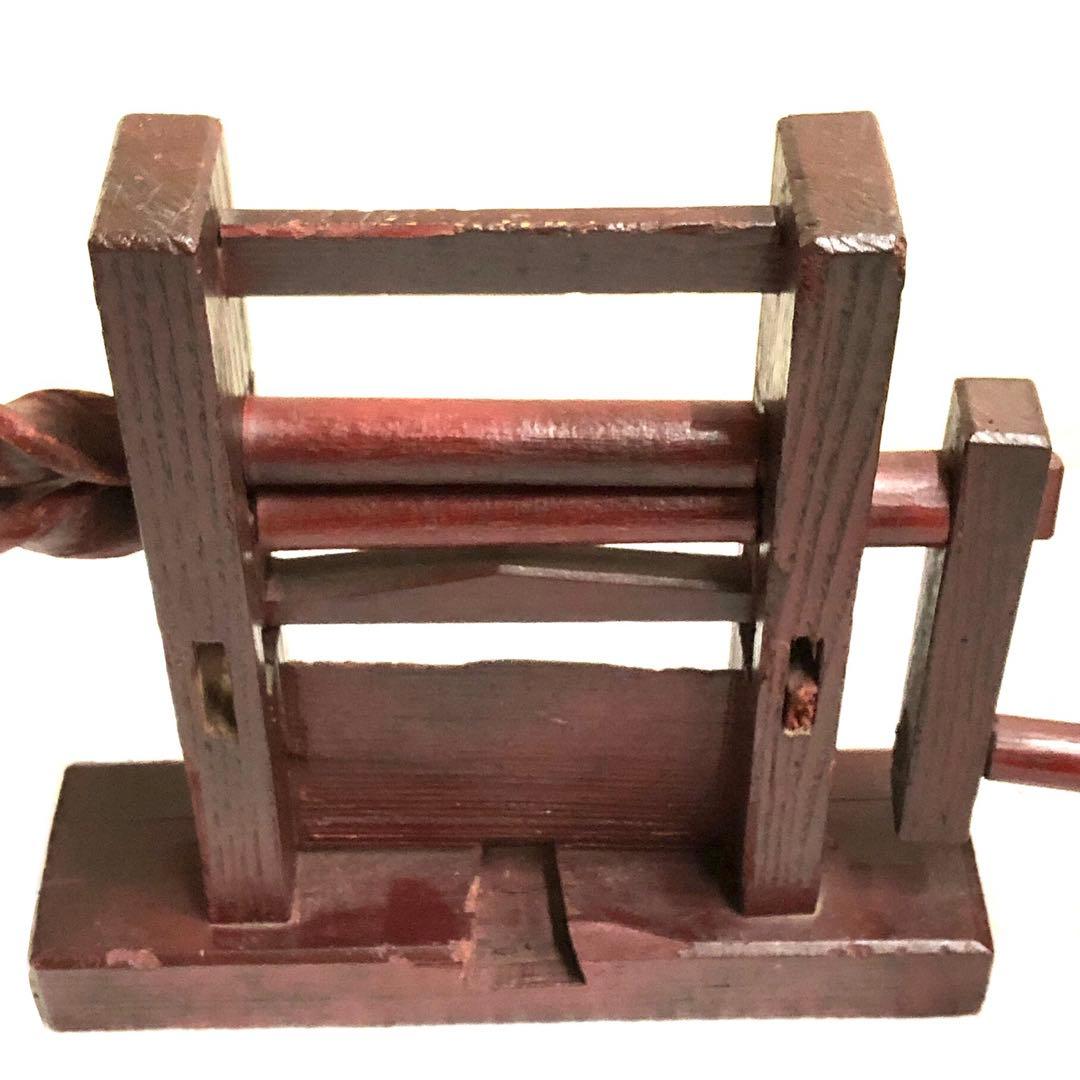 □時代物・レトロ□綿繰り機・綿くり機□インテリア・アンティーク・古