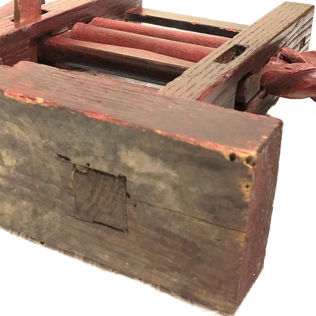 □時代物・レトロ□綿繰り機・綿くり機□インテリア・アンティーク・古