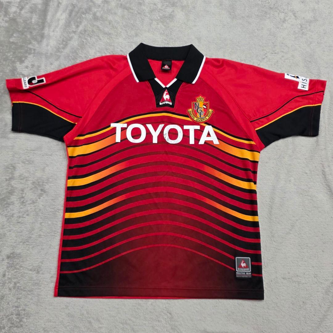 名古屋グランパス　01-02　ユニフォーム　M-L　ルコックスポルティフ　レッド 名古屋グランパス 01-02 ユニフォーム M-L ルコックスポルティフ