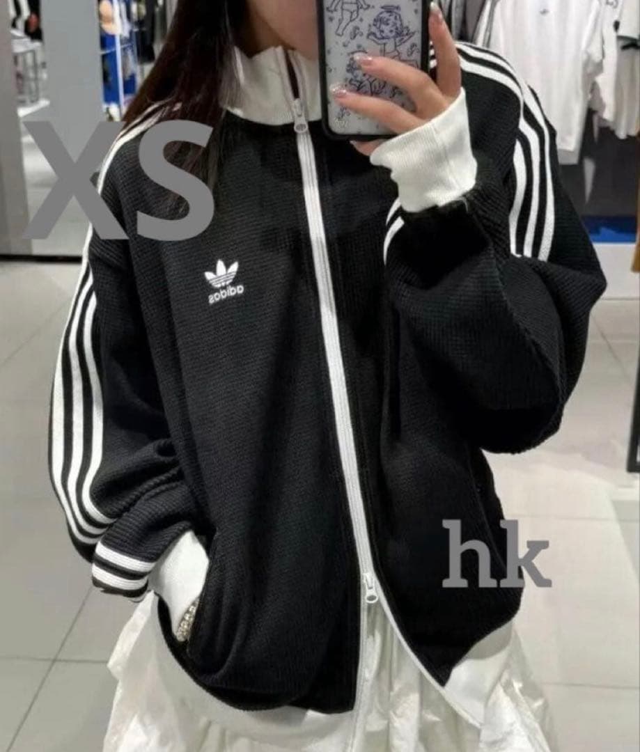 アディダスオリジナルス ワッフル トラックジャケット XS ブラック