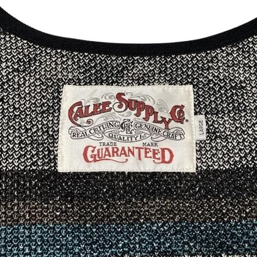 ラスト定価119900円 CALEE ビーチクロスジャケット&ベストセット 黒L