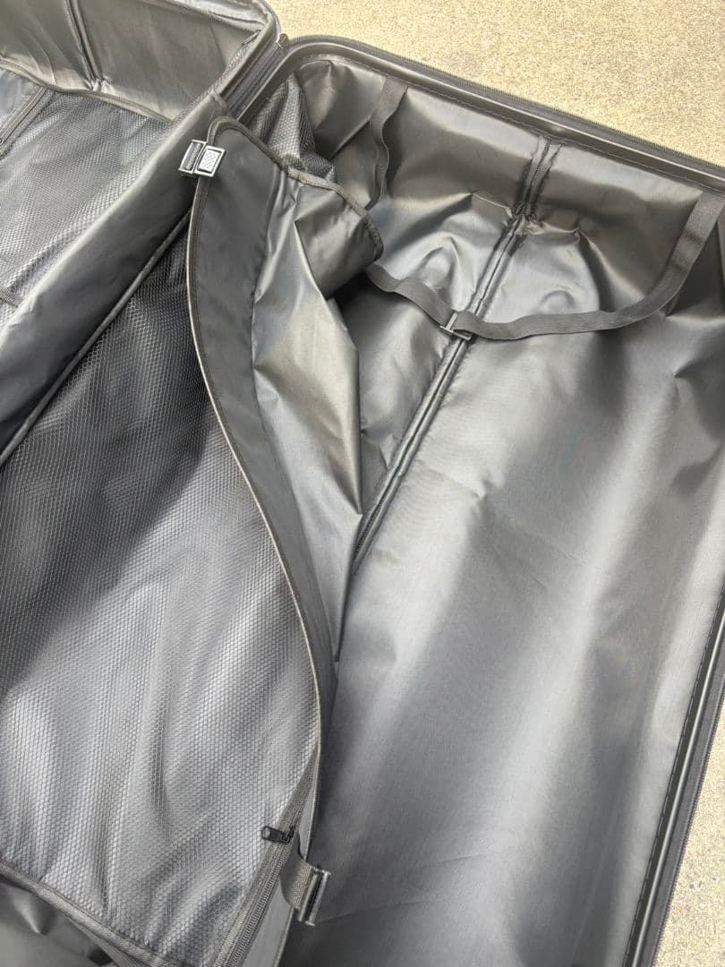 大容量特大LLサイズ スーツケース 鏡面加工デザインシルバー32インチ150 L