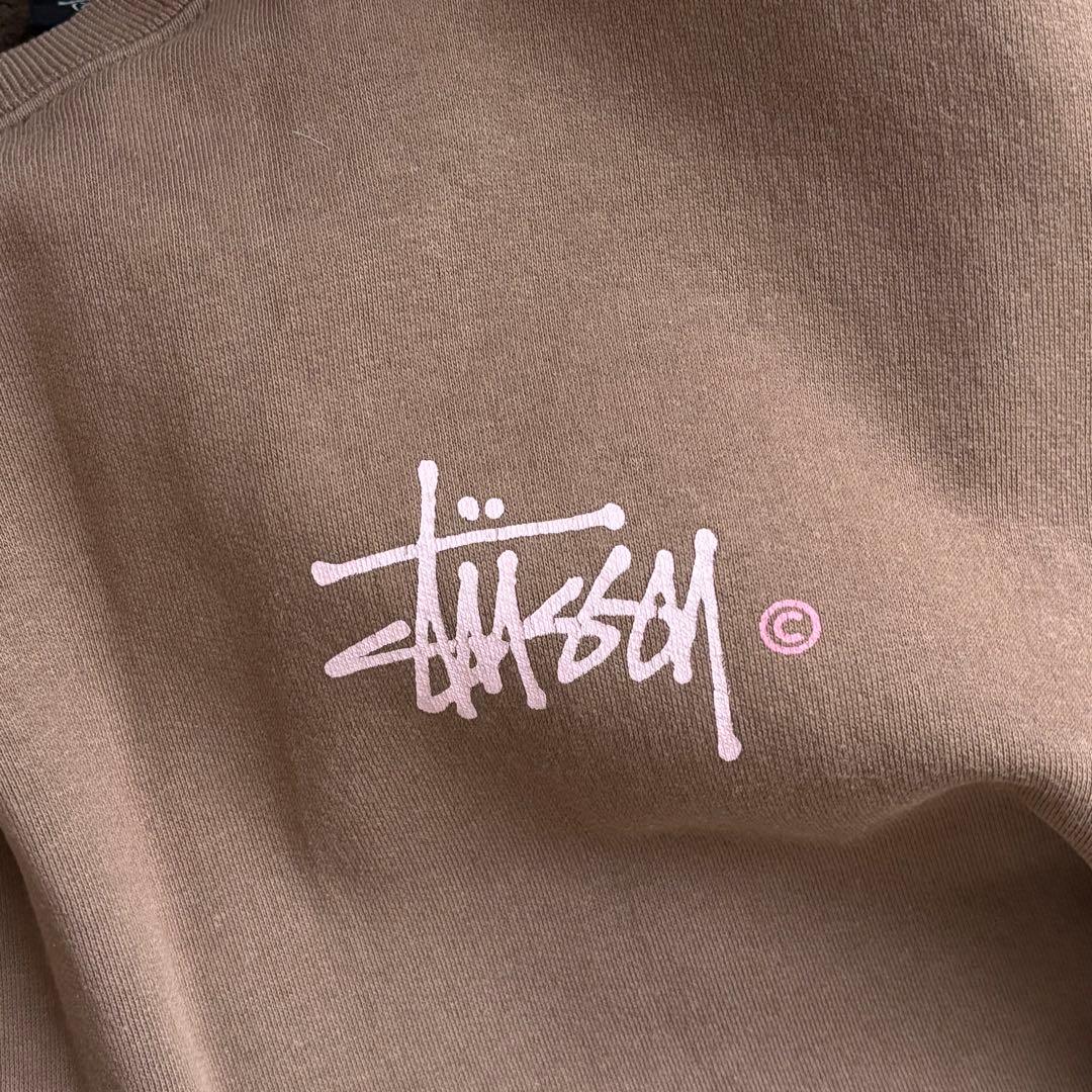 STUSSY ステューシー スウェット ブラウン XL - トップスオンライン セール
