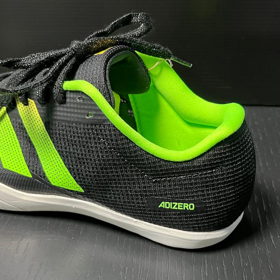 新品・未使用】走幅跳 陸上 スパイク 25.5 アディゼロLJ ブラック