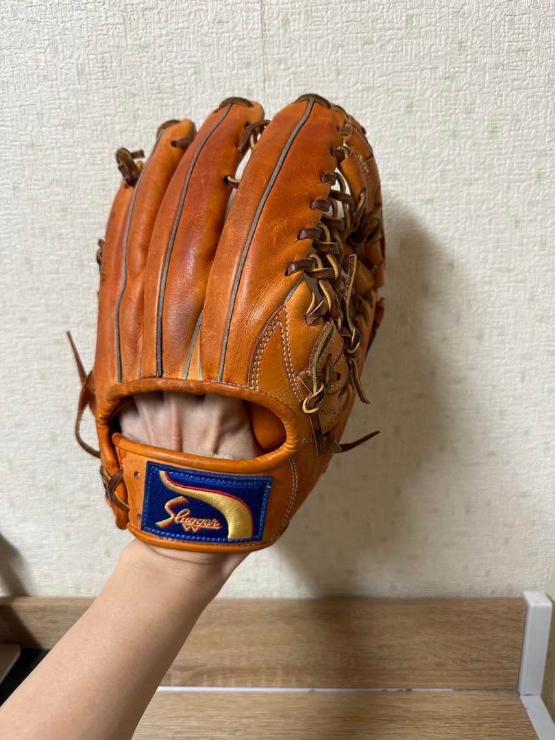 久保田スラッガー 軟式グローブ 外野手用　KSN-23SE オレンジ 久保田スラッガー（KUBOTA SLUGGER） 軟式 グローブ 野球 内野手 投手
