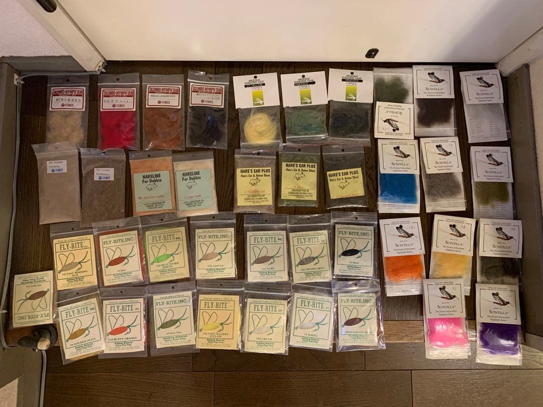 フライタイイング用 フック&マテリアル一式 フライタイイング用 フック