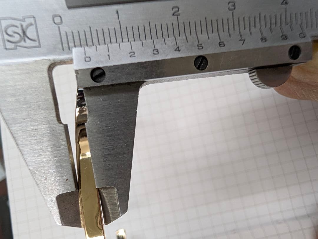 K18 ハンドメイド バングル 12.8g