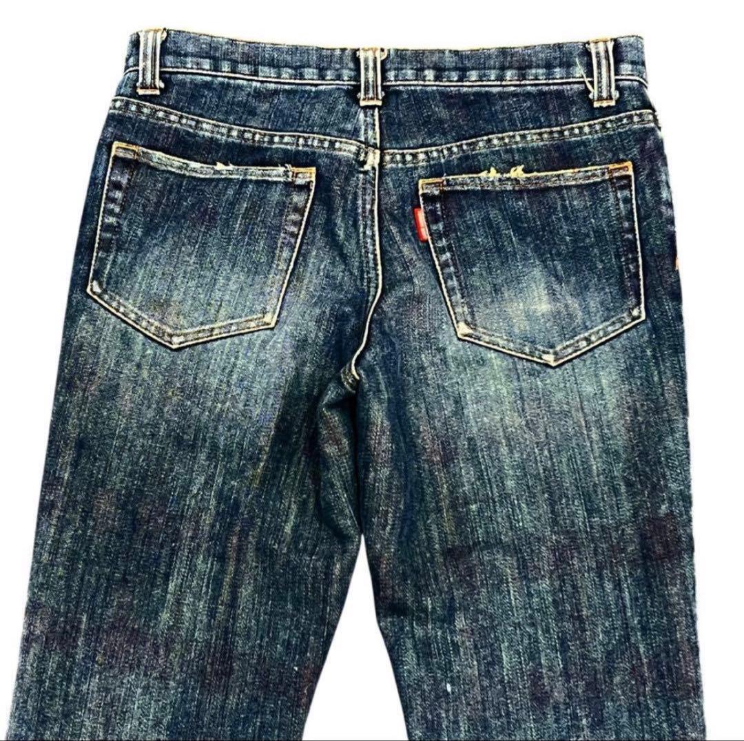 極美品 TORNADO MART フレアデニム M ブーツカット Y2K