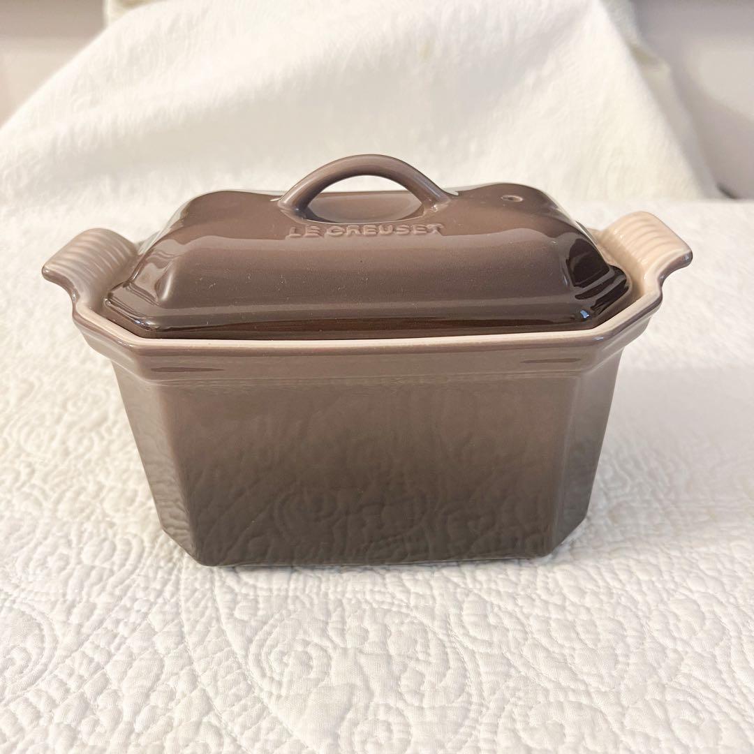 ⑩ルクルーゼ ヘリテッジ テリーヌ型 セピア 0.6 - メルカリ