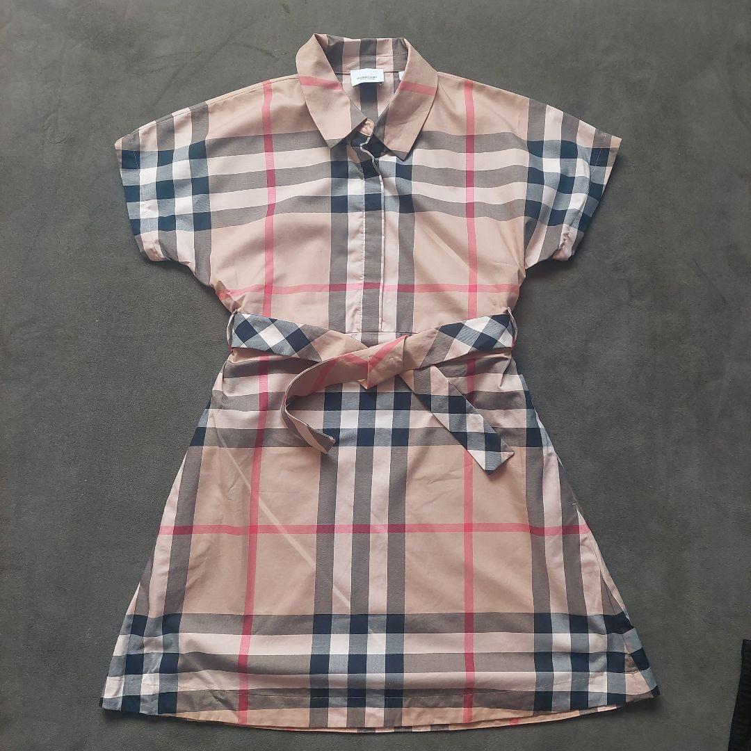 BURBERRY チェックワンピース 10Y 140㎝ - メルカリ