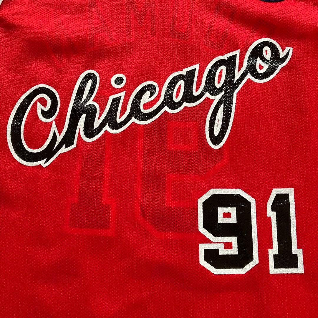 美品】 BULLS デニス・ロッドマン NBA ブルズ ユニフォーム シャツ