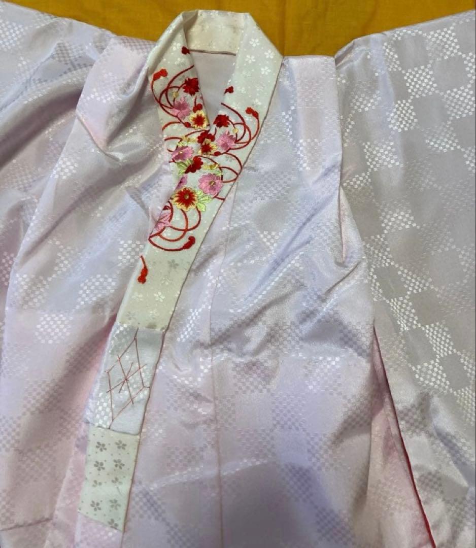 定価10以上高級絞り刺繍七五三着物 3歳被布長襦袢草履鞄髪飾り