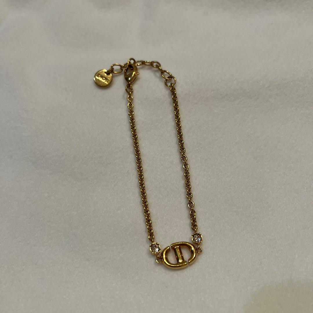 11日まで！dior CD　Navy　ゴールド　ブレスレット DIOR ◇ CD NAVY ブレスレット [正規品/関税込] (Dior/ブレスレット