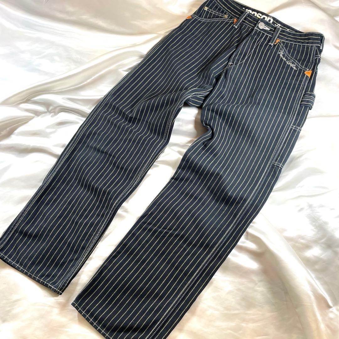 美品　VANSON バンソン　ウォバッシュパンツ　デニム　32 日本製 楽天市場】VANSON バンソン ウォバッシュ切替え デニムペインター