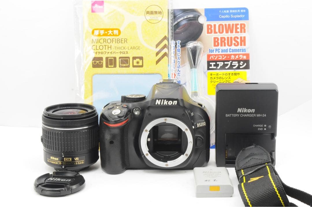 Nikon D5200⭐️スマホ転送 一眼レフカメラ ニコン 高画質 自撮り