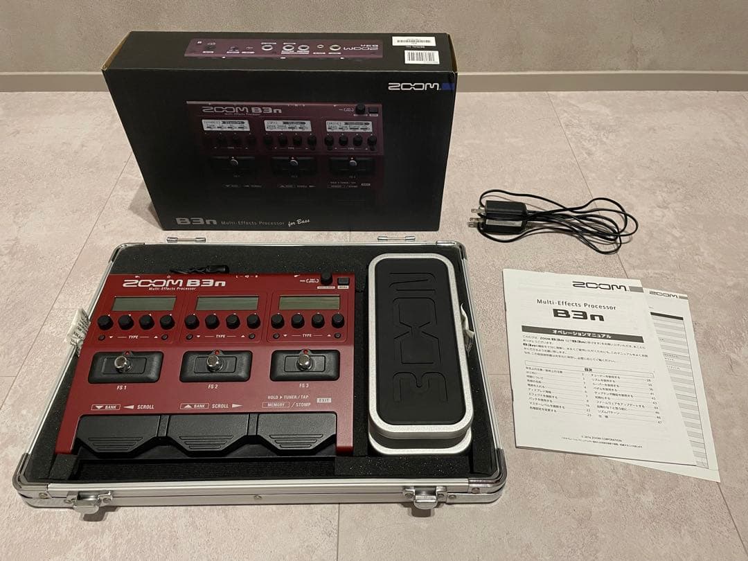 ZOOM B3n マルチエフェクター（エクスプレッションペダル & ケース付き） Amazon | ZOOM ズーム ベース用マルチエフェクツ・プロセッサー B3n