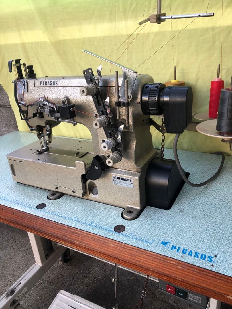 ペガサス W562-01CB フラットヘッド型 偏平縫いミシン 中古 - メルカリ