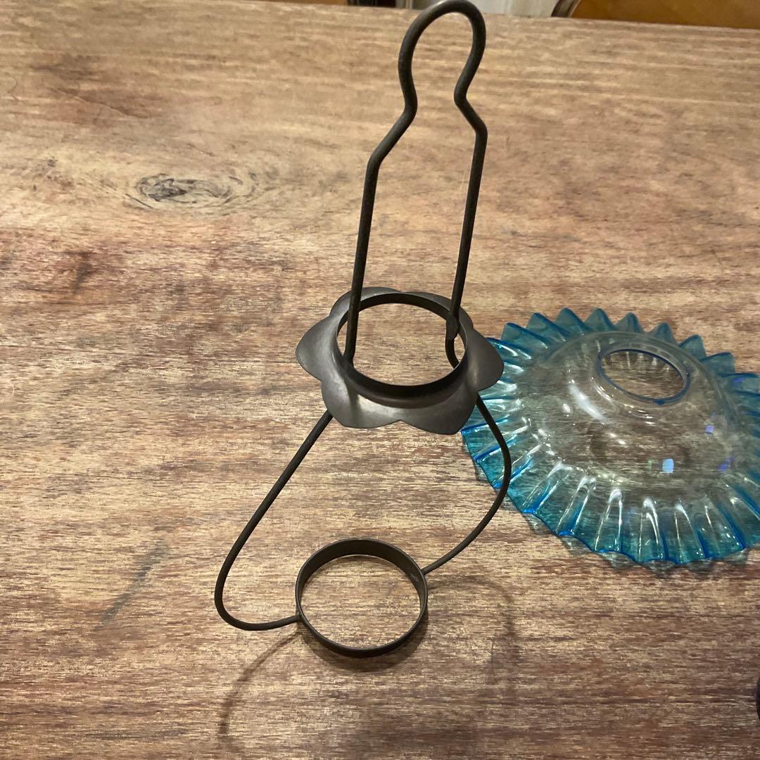 北一硝子 オイルランプ アンティーク 吊りランプ 現状渡し - メルカリ