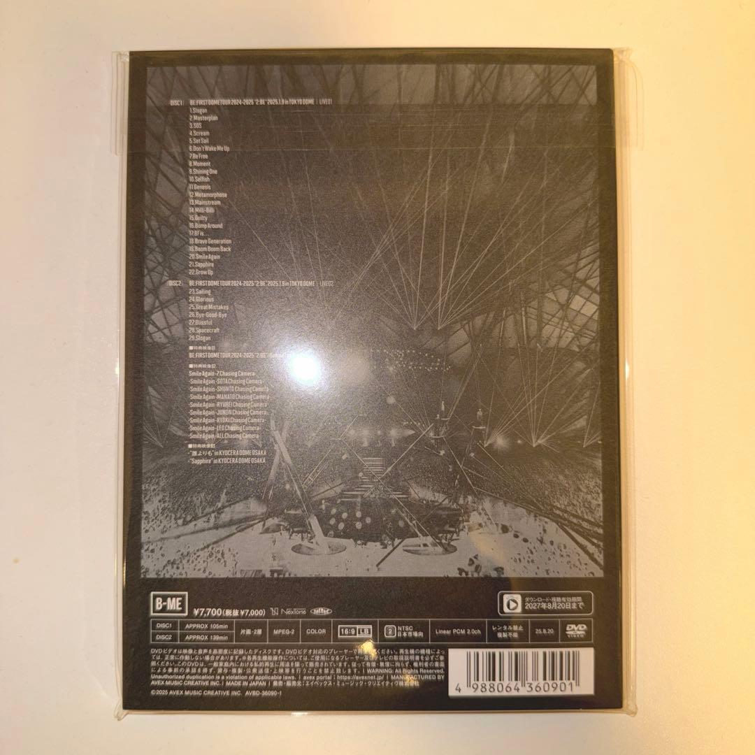 DVD】BE:FIRST DOME TOUR 2024-2025 “2:BE” - メルカリ