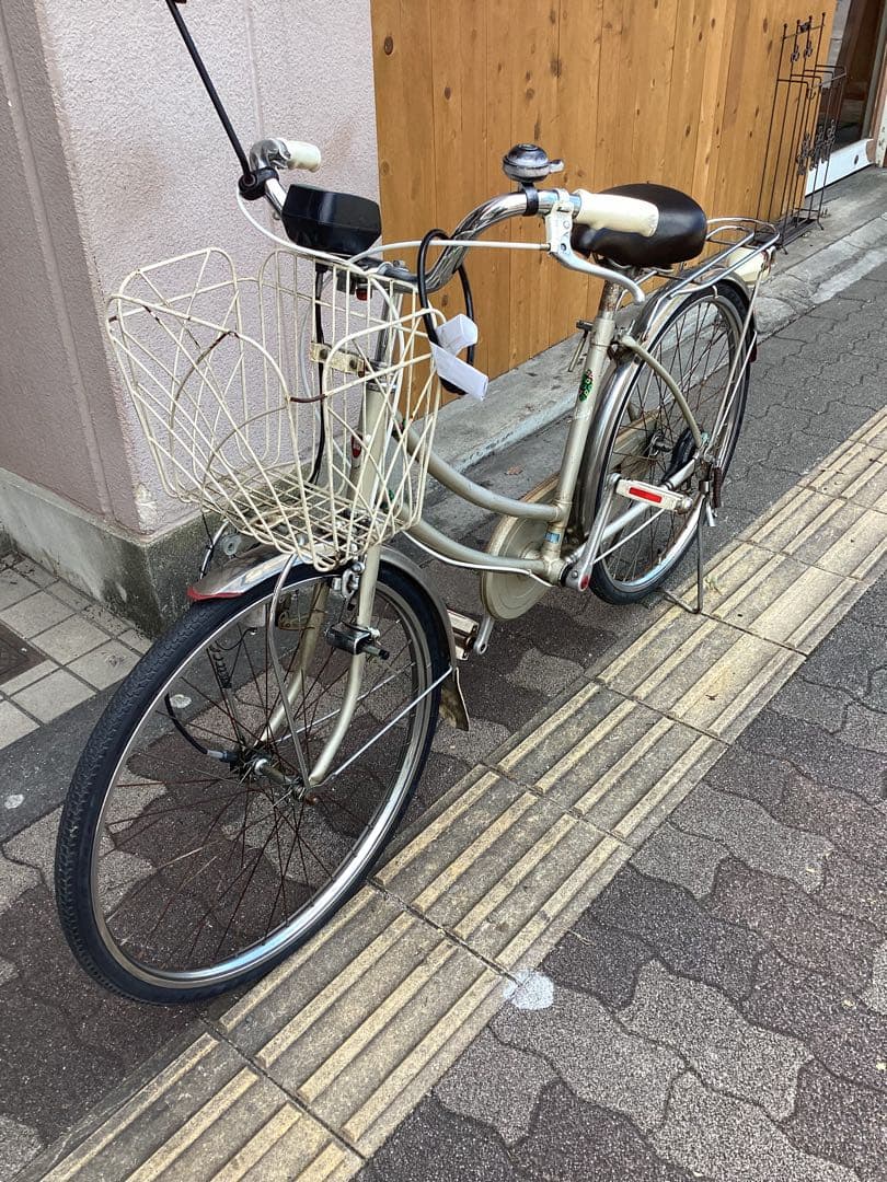 昭和レトロ]National(ナショナル)24吋 ママチャリ 変速なし - メルカリ
