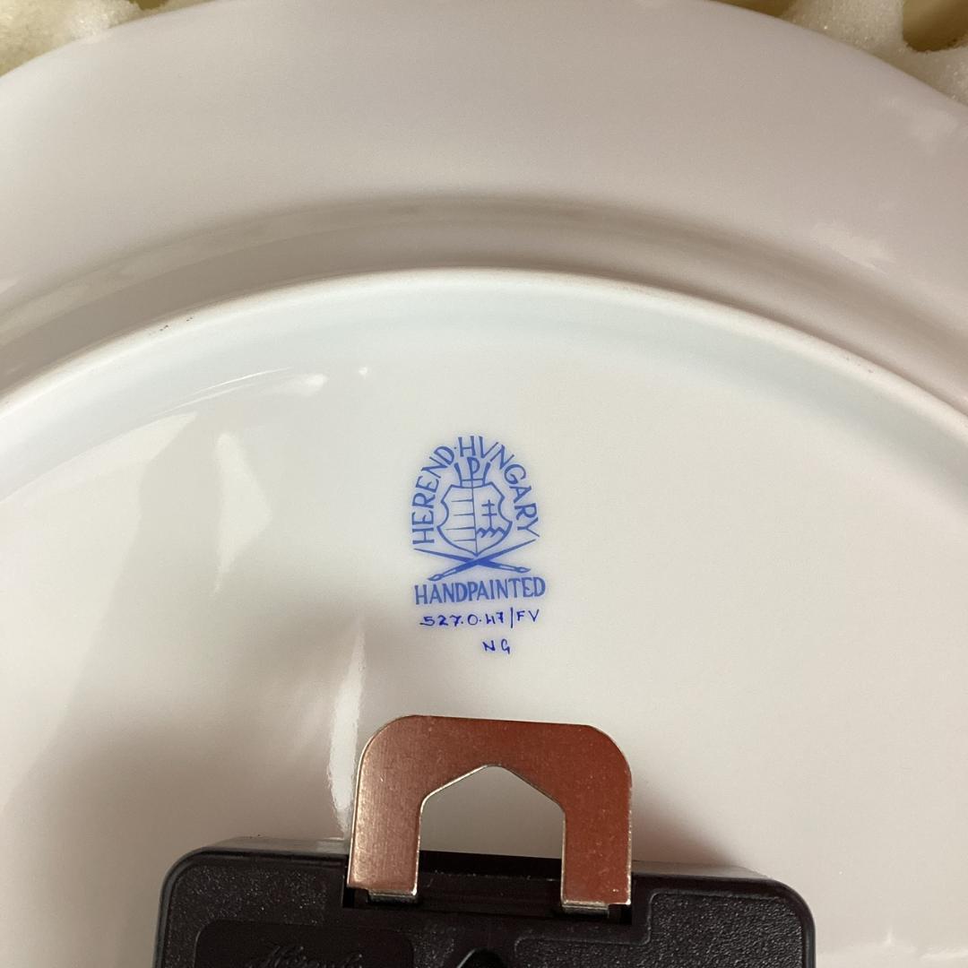 定価8万【未使用】ヘレンド インドの華 壁掛け時計 ウォールクロック