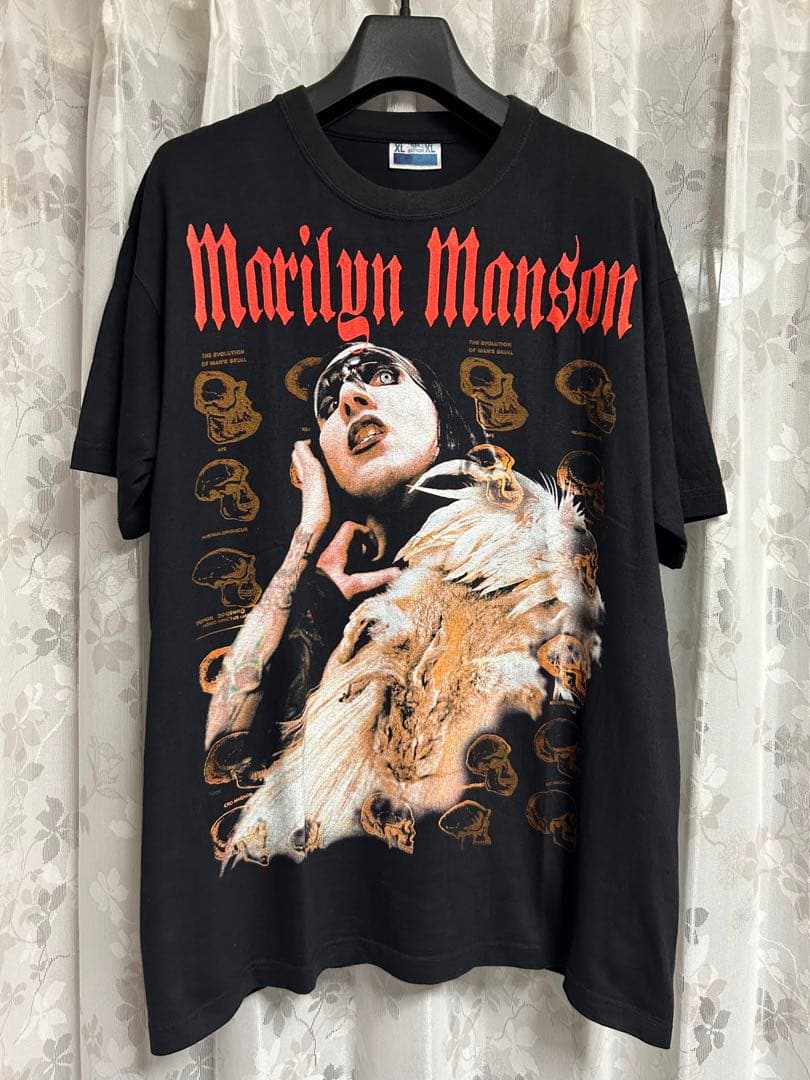 マリリンマンソン ヴィンテージ Tシャツ ブート ユーロブート 00's