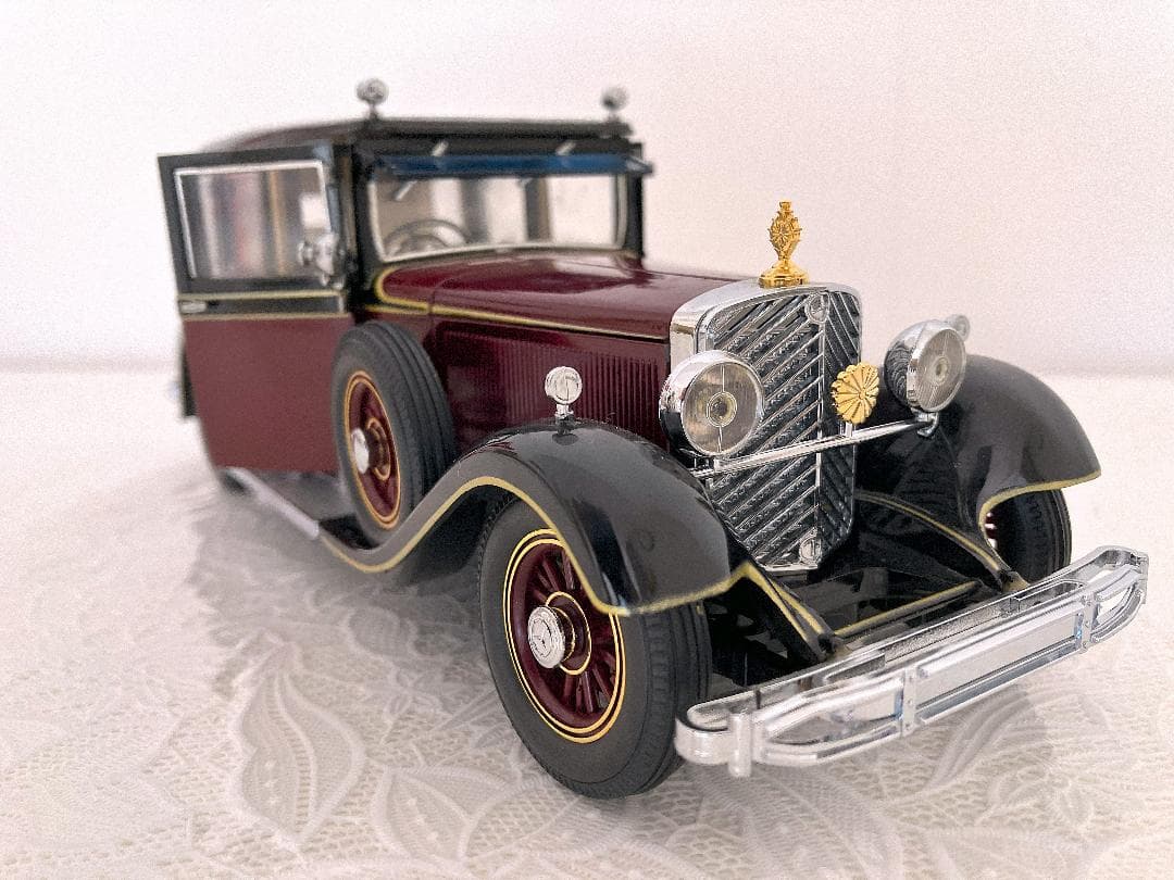 天皇陛下の旧御料車 1935年型メルセデスベンツ770(実物の1/24