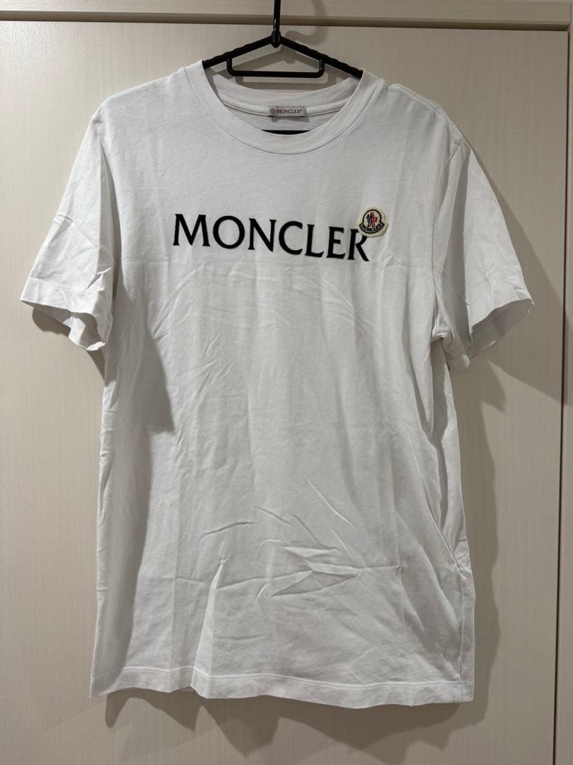MONCLER ホワイト Tシャツ MONCLER（モンクレール） Tシャツ 8C00075 8390T メンズ クルーネック