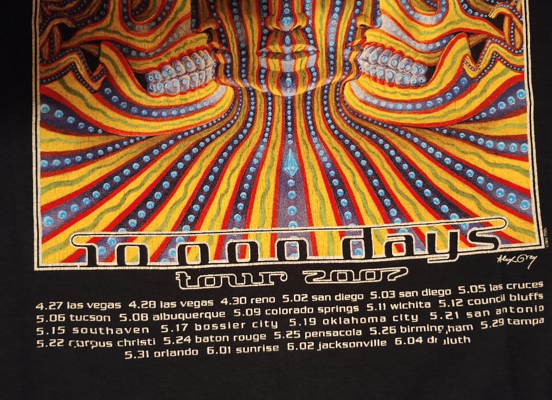 祝来日 TOOL アレックス・グレイ 07 ツアー ビンテージ Tシャツ - メルカリ