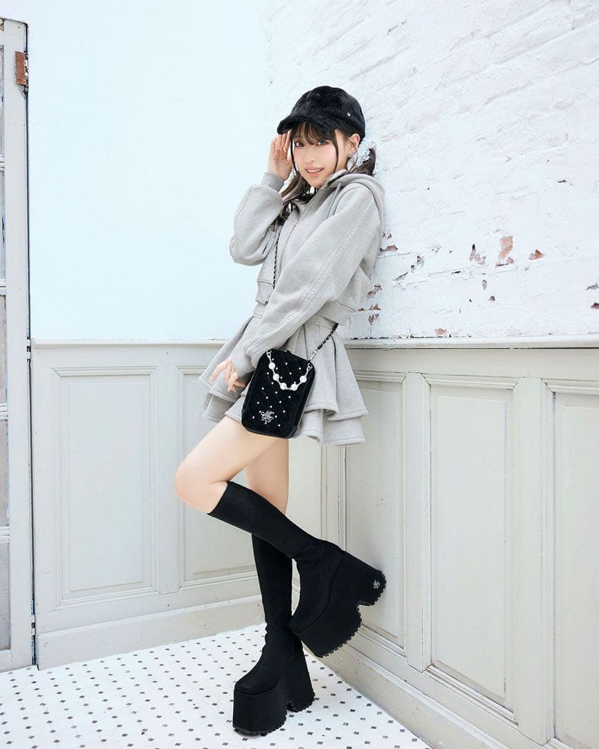 新品未使用 ミシェルマカロン フリルスカートセットアップ