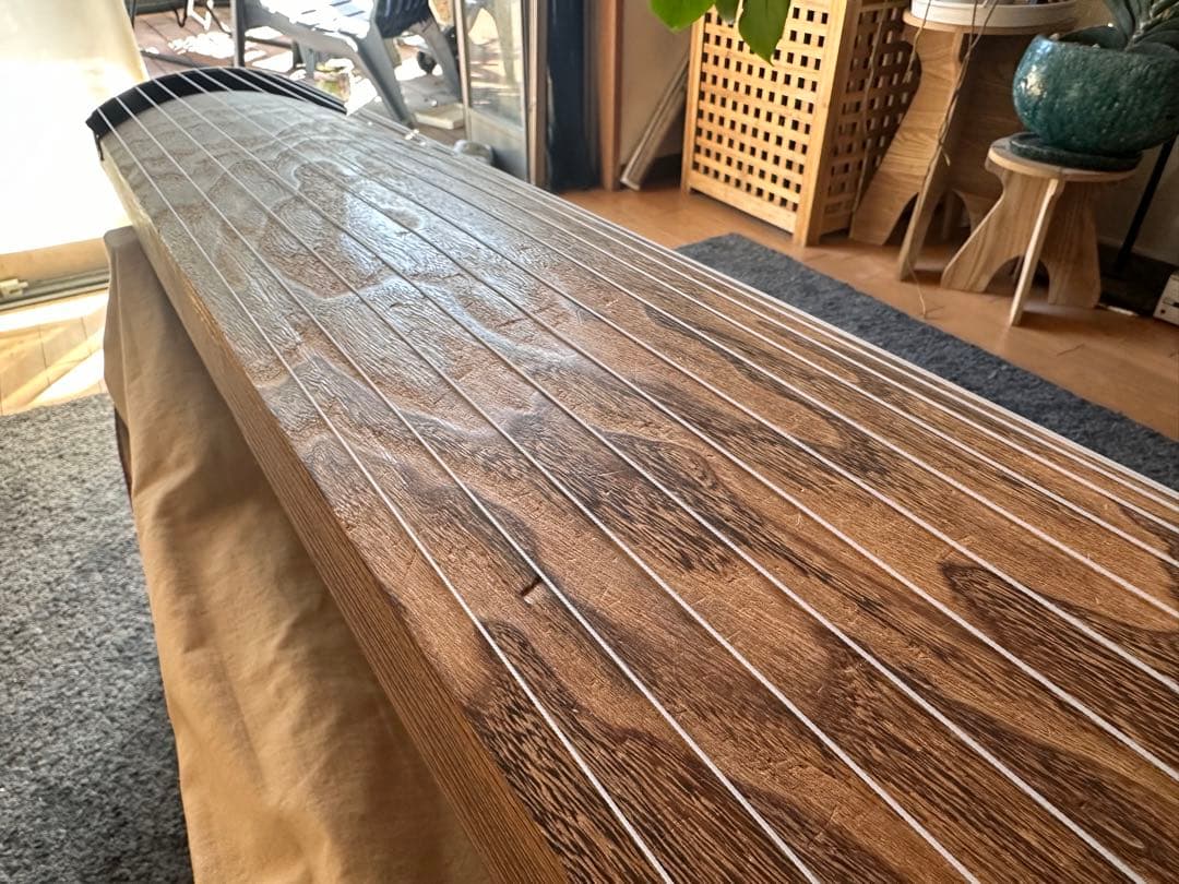 くり甲お箏お琴綾杉彫蒔絵高級品サトウ楽器生田流