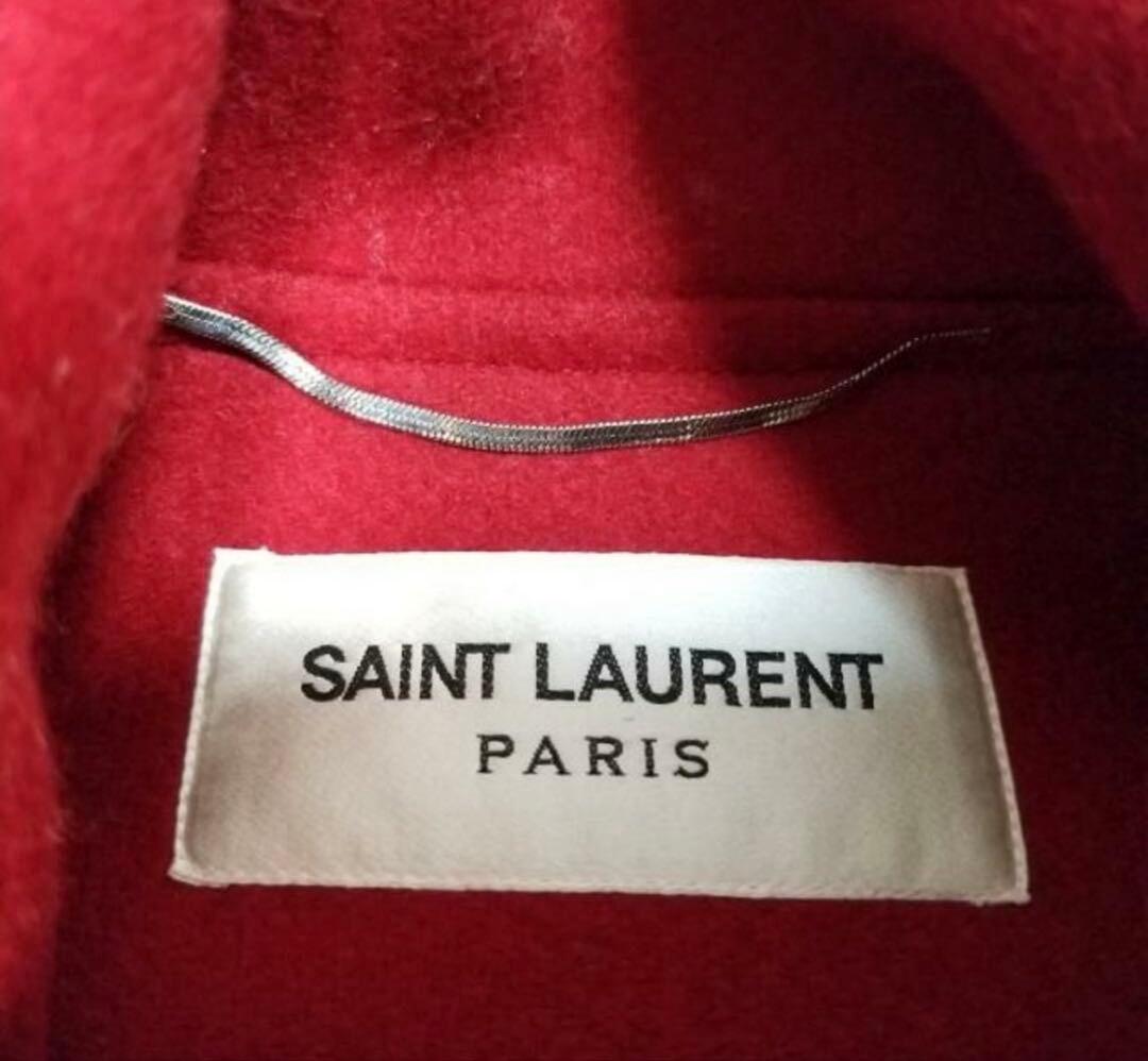 美品】SAINT LAURENT Paris 13AW ダッフルコート レッド