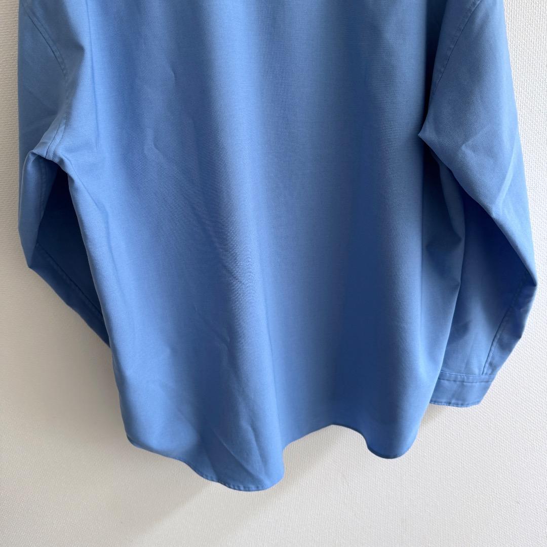 名作 PUBLIC TOKYO コンフォートリラックスシャツ サックスブルー L