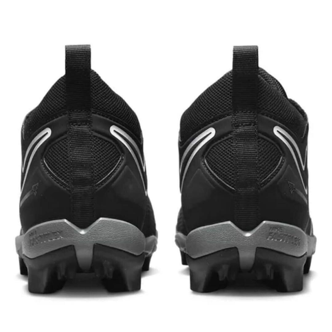 ナイキ 28 アルファメナス シャーク アメフト スパイク シューズ 靴 黒