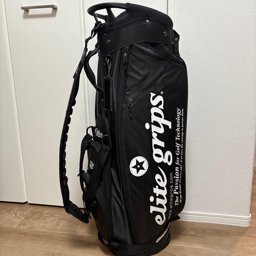 elite grips ゴルフ 限定 スタンド式キャディバッグ 黒