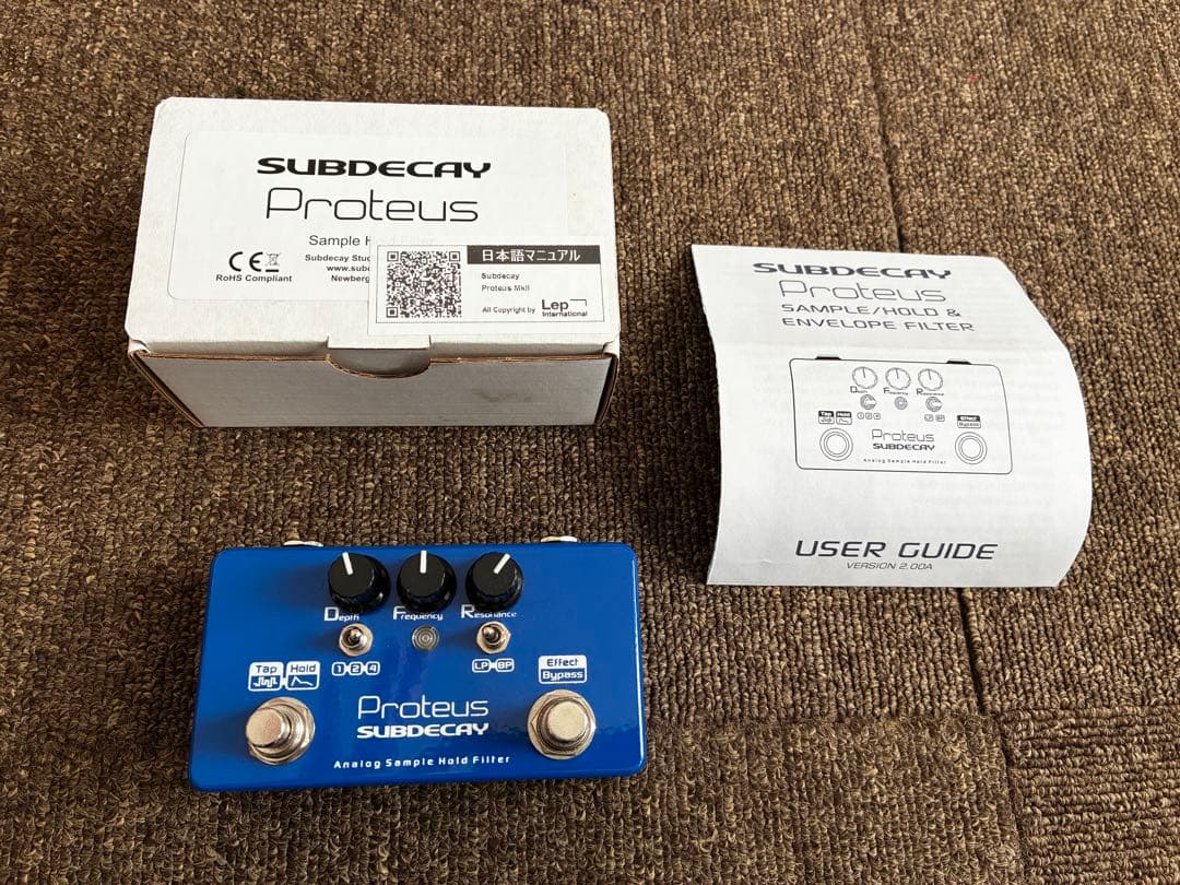 SUBDECAY Proteus MKⅡ エンベロープ フィルター 誰もが簡単に上質なフィルタートーンを！ロボットボイスサウンドを