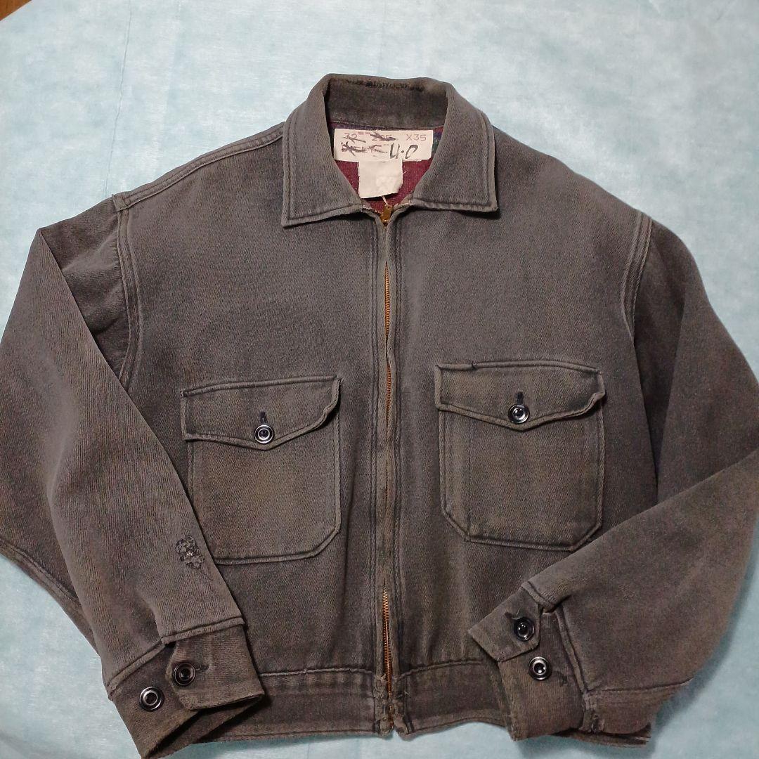USA (60s) TROY社製 ブランケット(裏地）ワークジャケット 60's 70's LEVI'S 70505 
