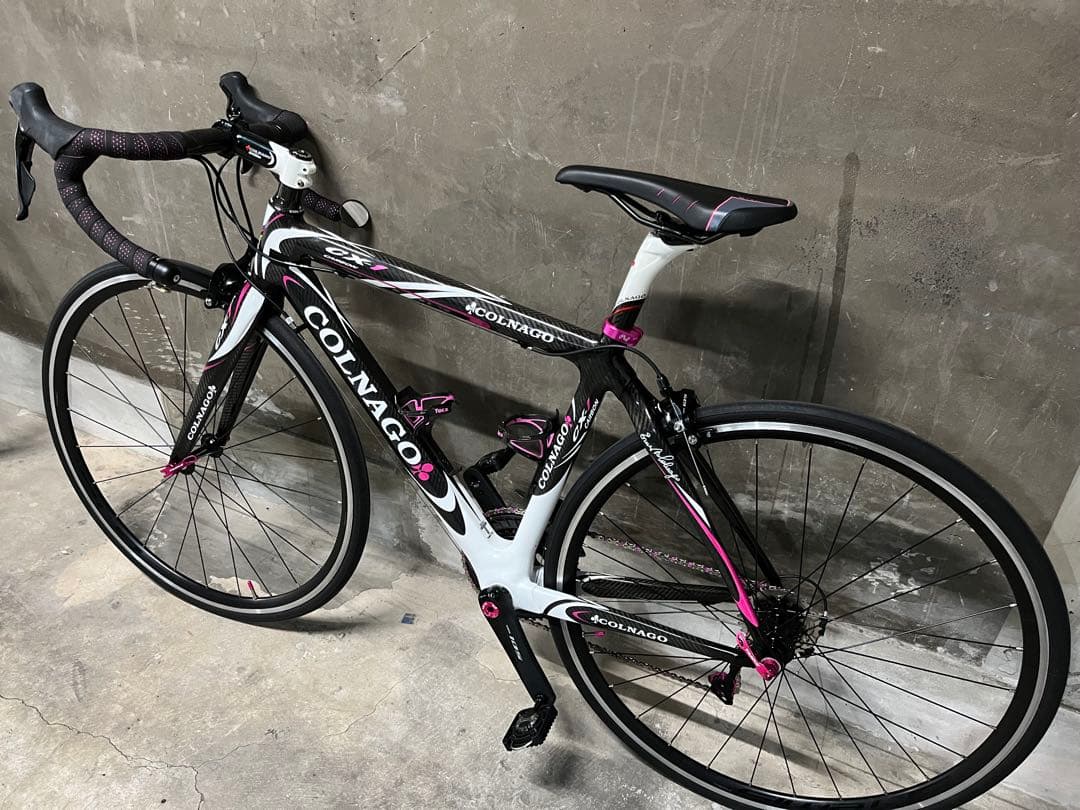 Colnago CX-1 CARBONロードバイク ブラック/ホワイト/ピンク
