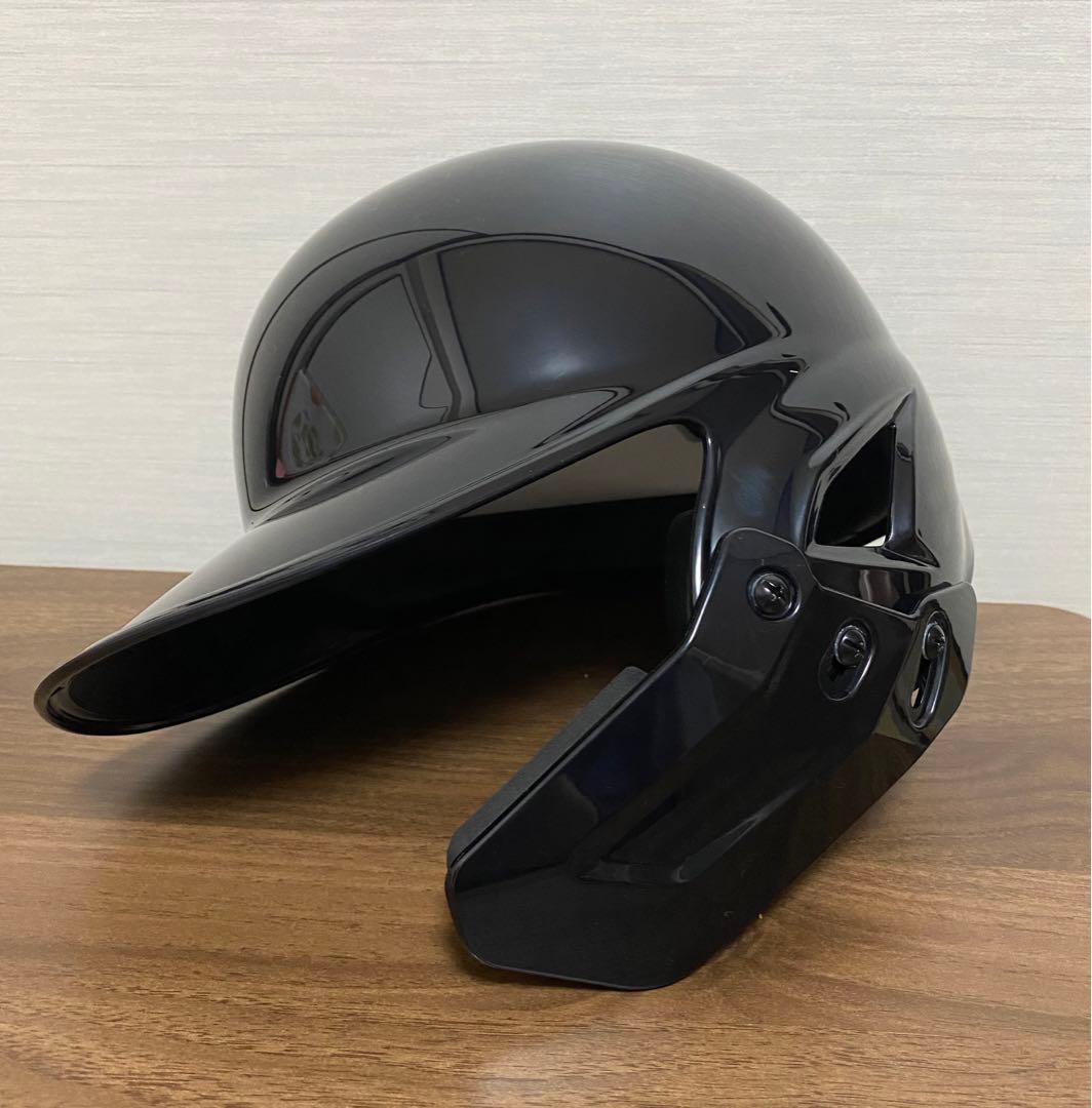 ZETT製フェイスガード付き野球用ヘルメット（右打者用片耳） - メルカリ