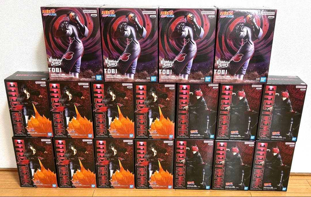 ナルト NARUTO EFFECTREME トビ イタチ サソリ 4種セット！ 新作，定番