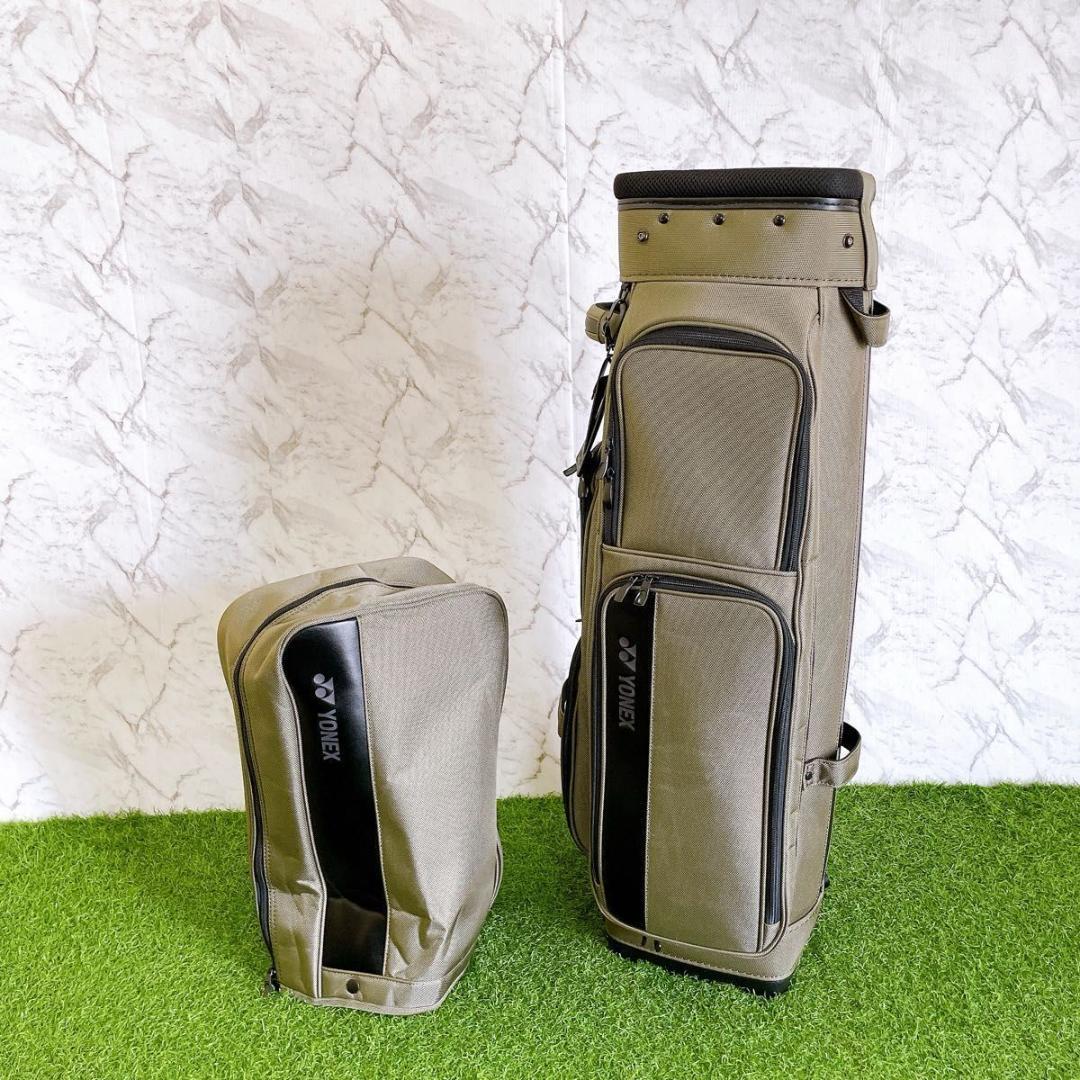 YONEX CB-1912 キャディバッグ 電車移動可能 リュック式 カーキ - メルカリ