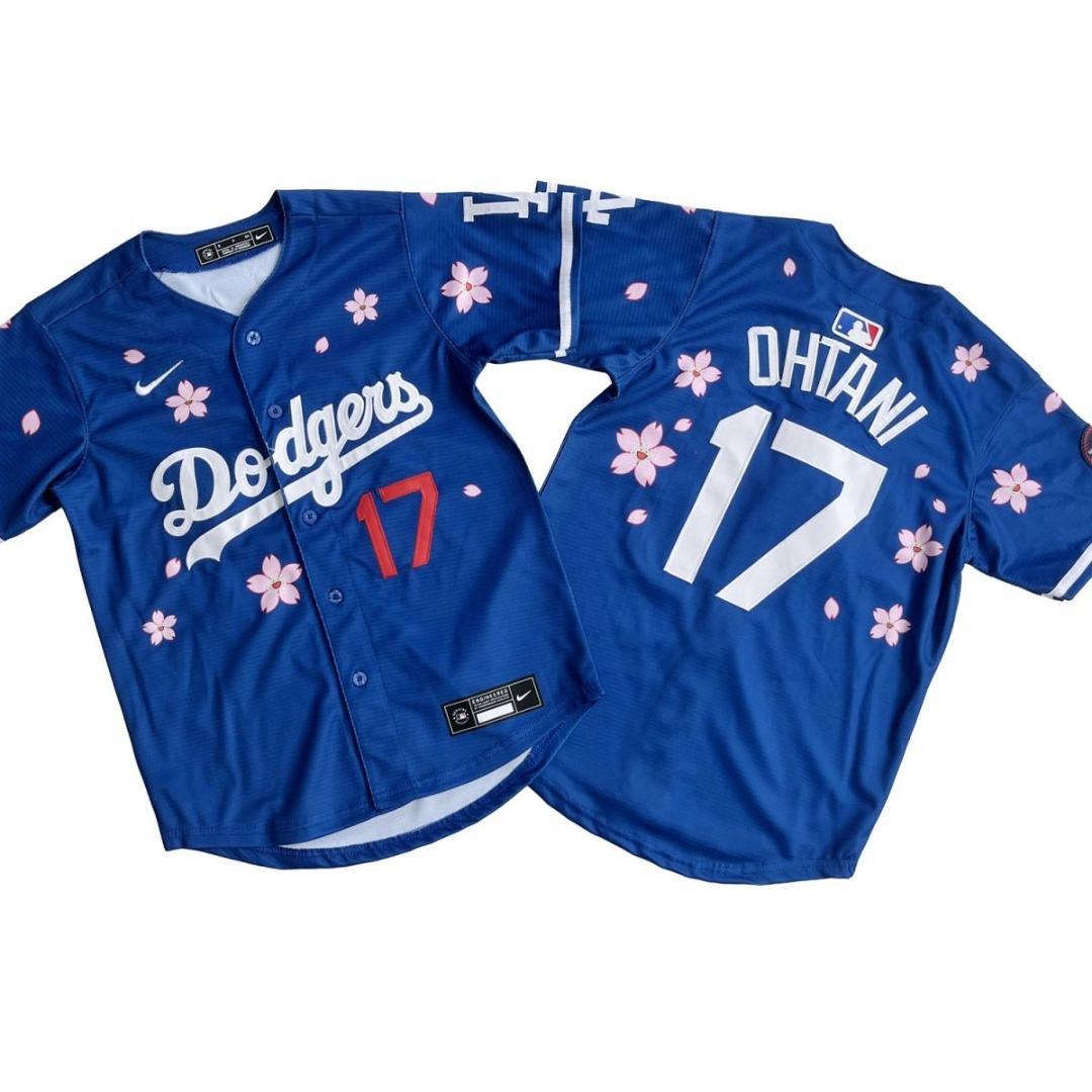 Dodgers Ohtani 17 桜柄 ユニフォーム