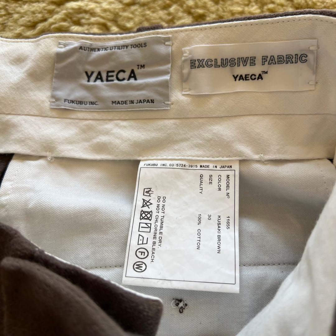 定価29,700円 YAECA CHINO WIDE モールスキン パンツ - メルカリ