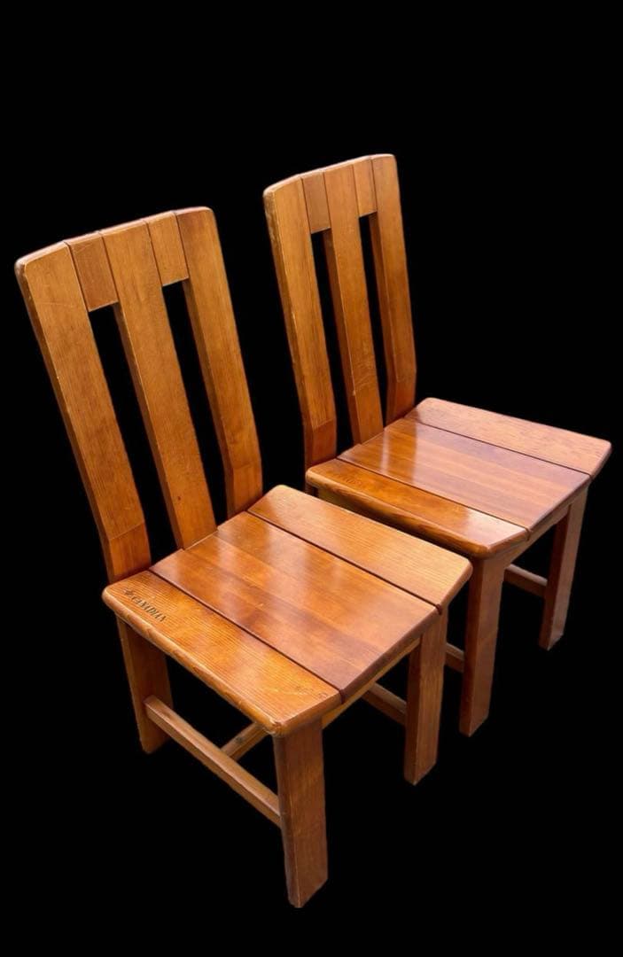 CANADIAN 木製ダイニングチェア 2脚セット ZCN ダイニングチェア 2脚セット 肘付き ファブリック 全5色 天然木