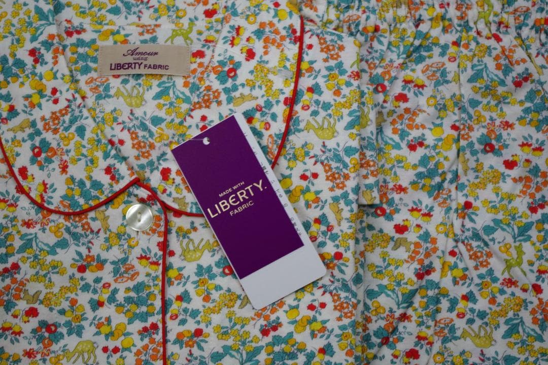 新品】リバティ LIBERTY fabric 春秋物パジャマ（M) B