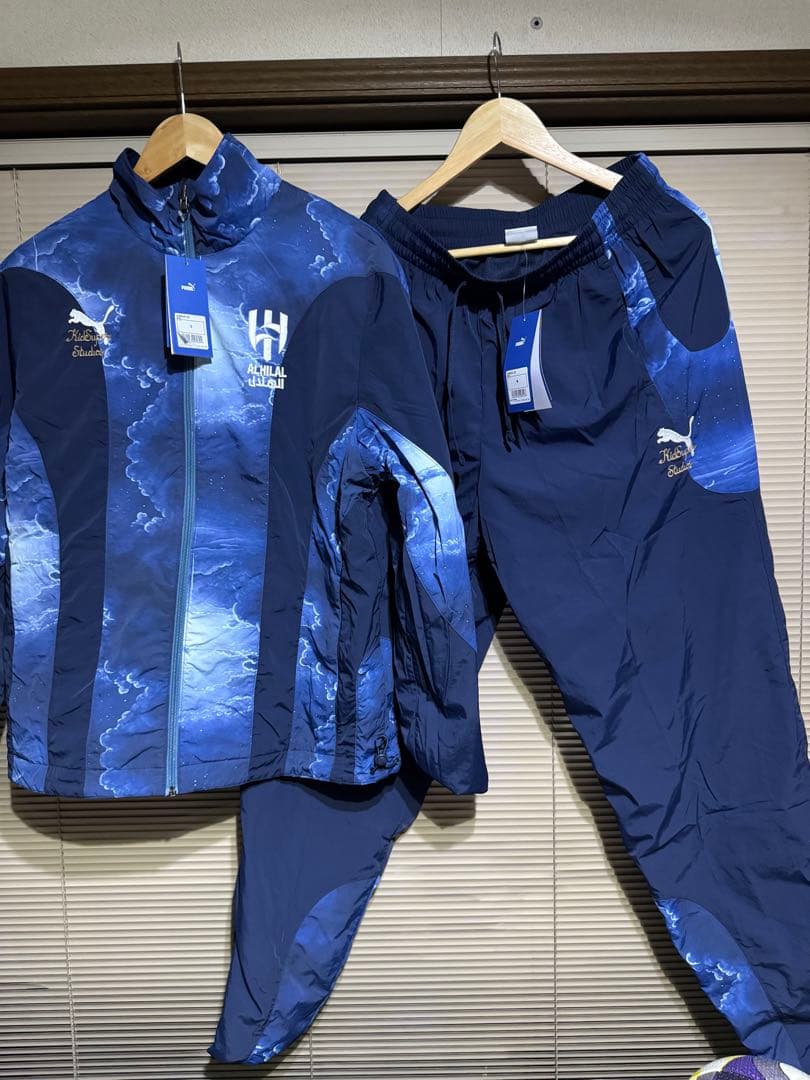 KIDSUPER×AHSFC アルヒラル　リバーシブルジャケット　セットアップ PUMA x KIDSUPER Al-Hilal Saudi FC Men's Reversible Soccer