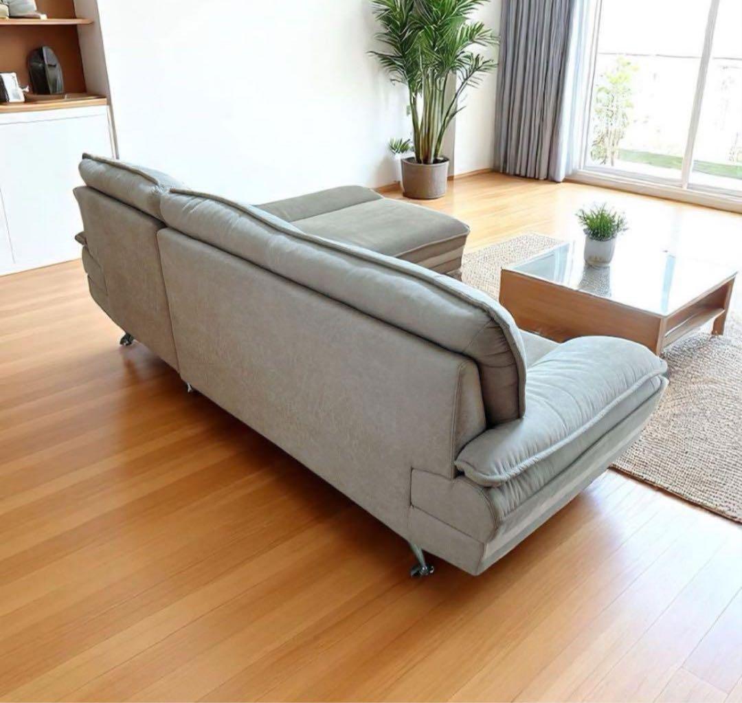 しゅんたろうさま専用▪️直接取りに来れる方▪️ カウチソファー 3人掛け