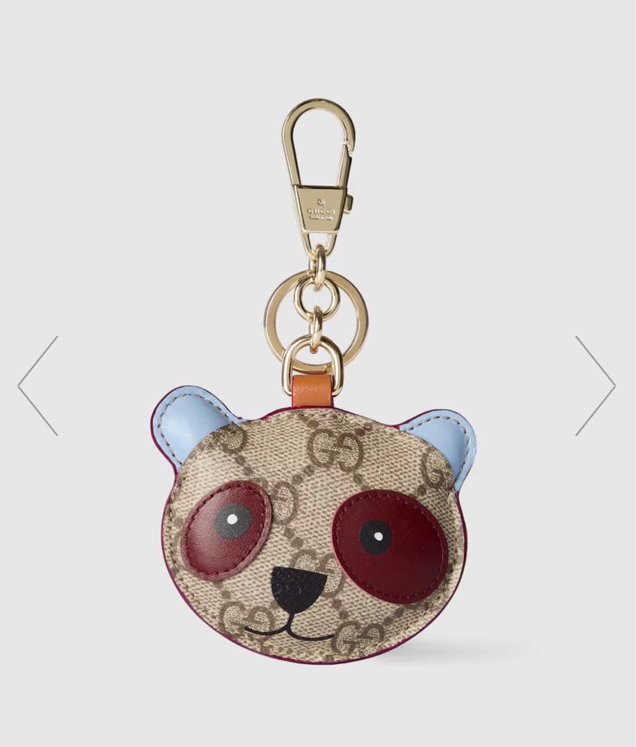 大*ん様 GUCCI パンダ シェイプ チャーム 限定！すぐ届く！GUCCI ネコ パンダ シェイプ バッグ チャーム (GUCCI